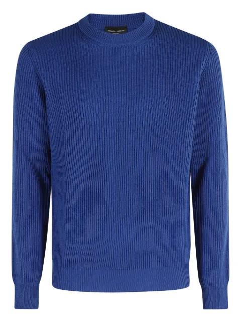 ribbed crew-neck sweater by ROBERTO COLLINA