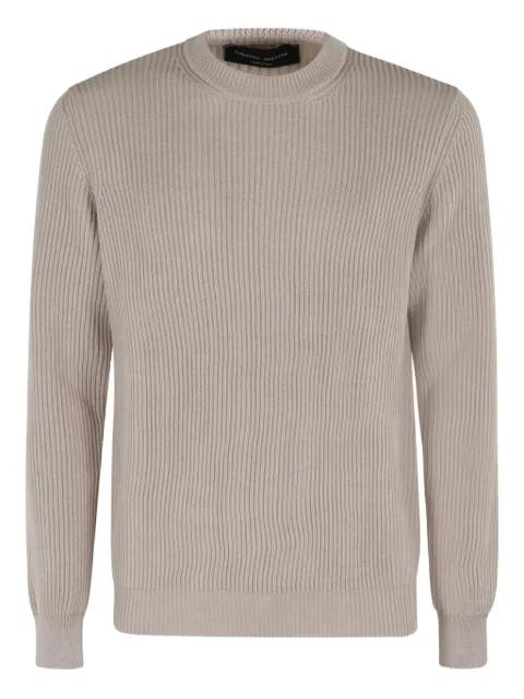 ribbed crew-neck sweater by ROBERTO COLLINA