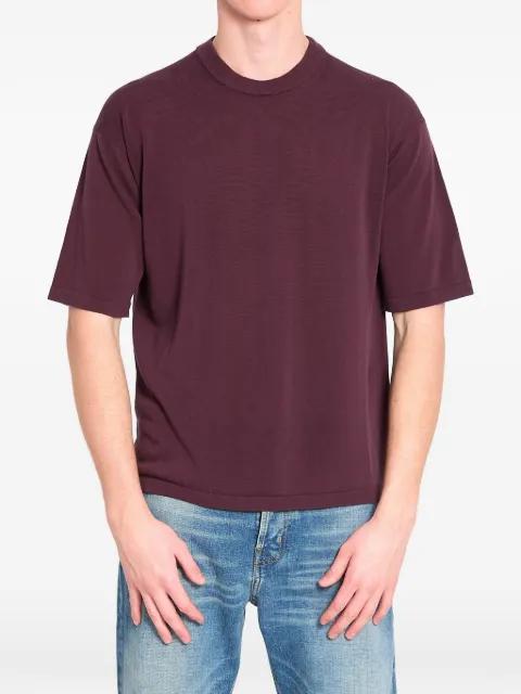 ribbed crewneck T-shirt by ROBERTO COLLINA
