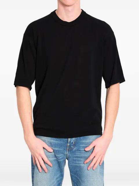 ribbed crewneck T-shirt by ROBERTO COLLINA