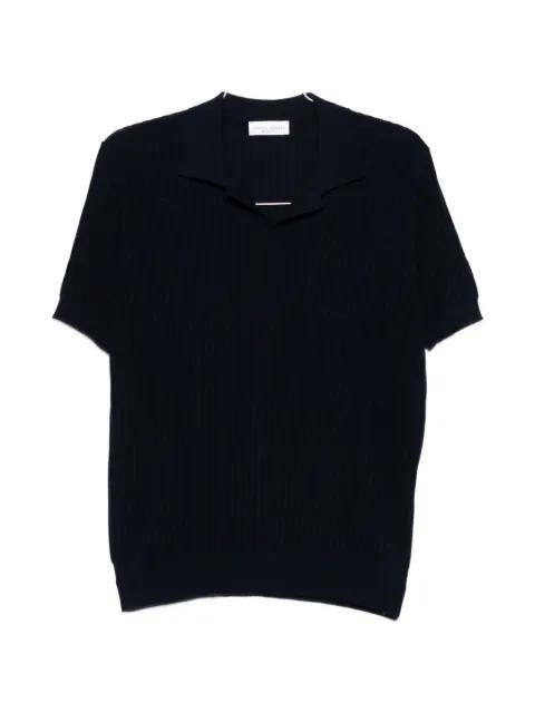 ribbed pocket polo shirt by ROBERTO COLLINA