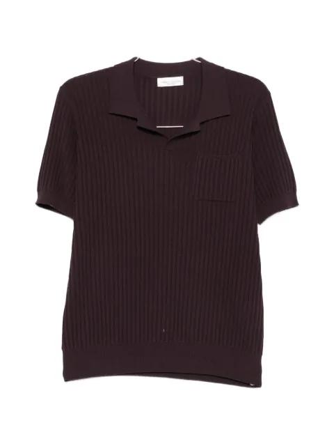 ribbed pocket polo shirt by ROBERTO COLLINA