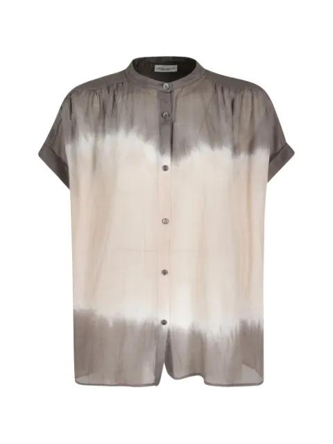 round-neck buttoned shirt by ROBERTO COLLINA