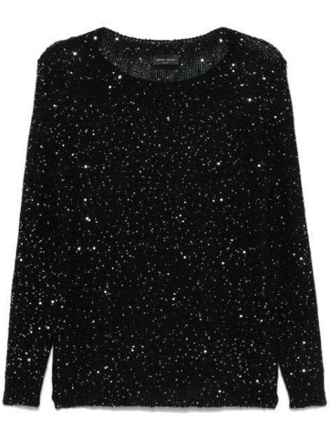 sequin-embellished sweater by ROBERTO COLLINA