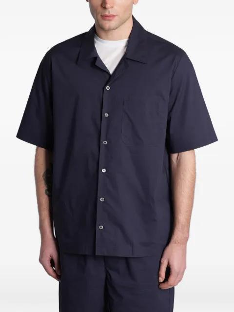 short-sleeve chest-pocket cotton shirt by ROBERTO COLLINA