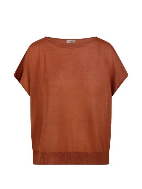 short-sleeve knit T-shirt by ROBERTO COLLINA