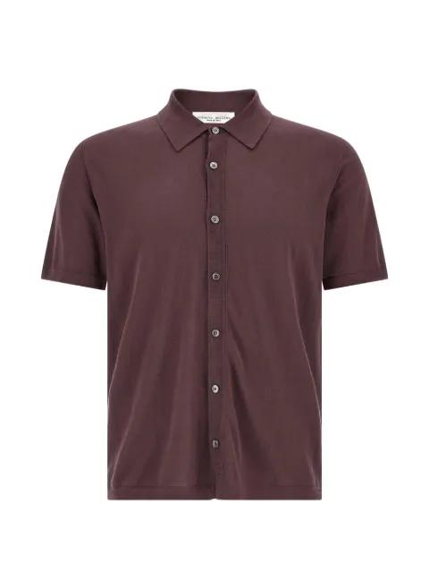 short-sleeve knitted shirt by ROBERTO COLLINA