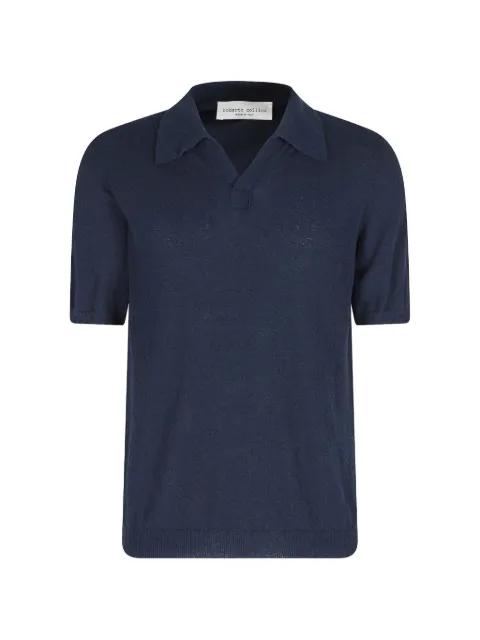 spread-collar T-shirt by ROBERTO COLLINA