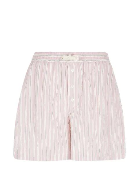 striped buttoned shorts by ROBERTO COLLINA