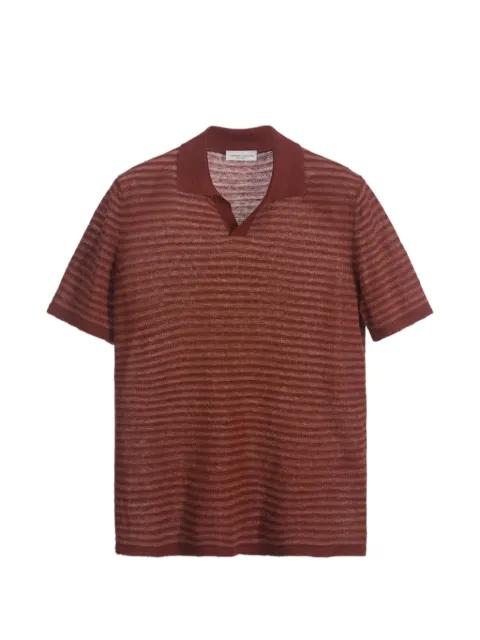 striped polo colar T-shirt by ROBERTO COLLINA