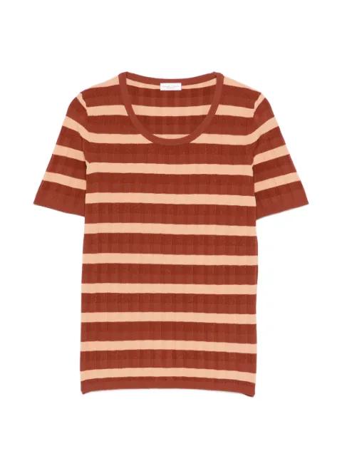 striped short-sleeve T-shirt by ROBERTO COLLINA