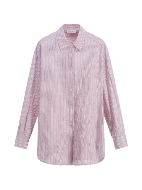striped wrinkled shirt by ROBERTO COLLINA