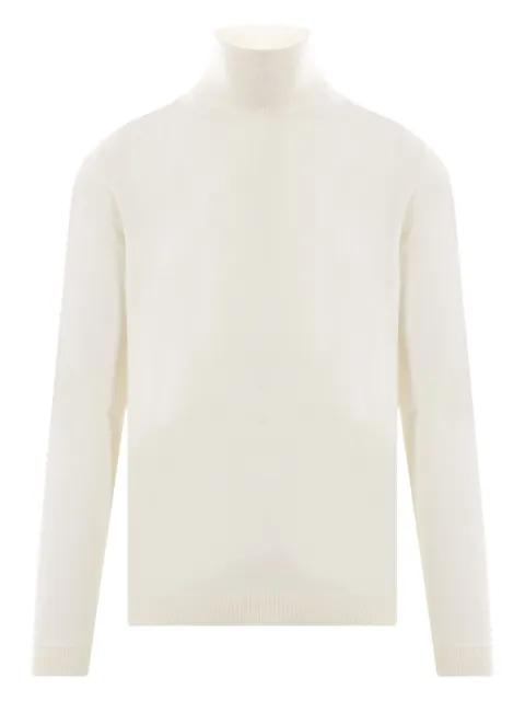turtleneck ribbed-cuffs sweater by ROBERTO COLLINA