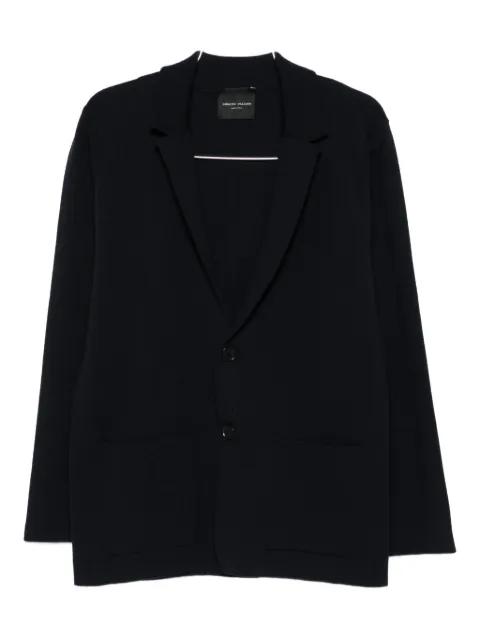 two-button patch-pocket blazer by ROBERTO COLLINA