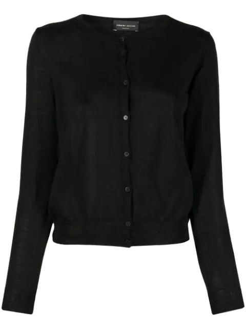 wool-knit cardigan by ROBERTO COLLINA