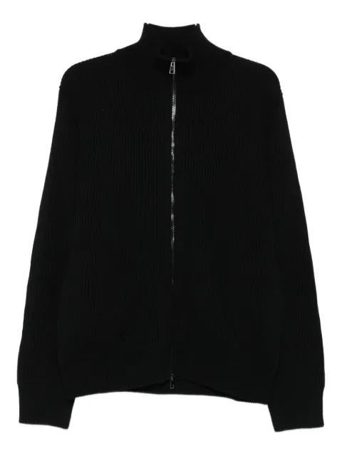 zip-front merino-wool cardigan by ROBERTO COLLINA