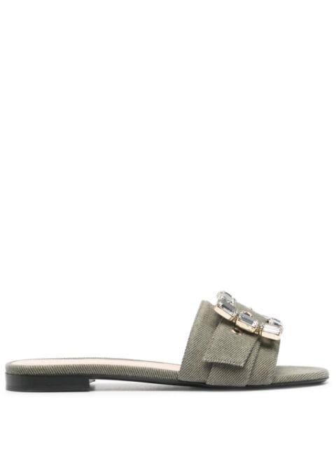 Fade denim slides by ROBERTO FESTA