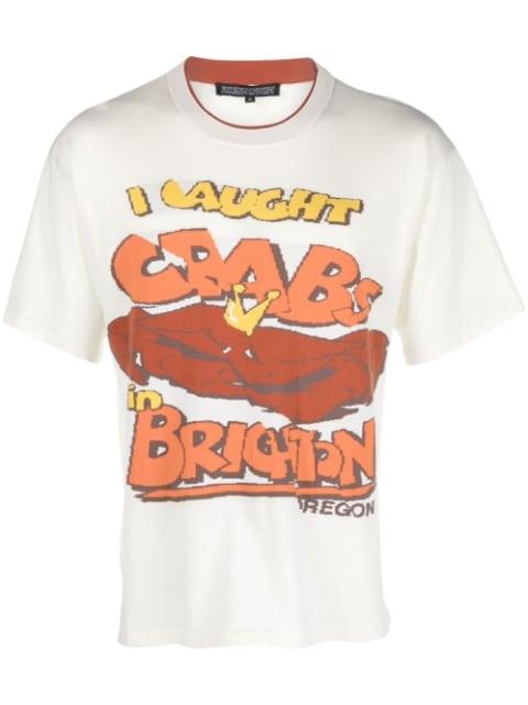 graphic-print short-sleeve T-shirt by ROBYN LYNCH