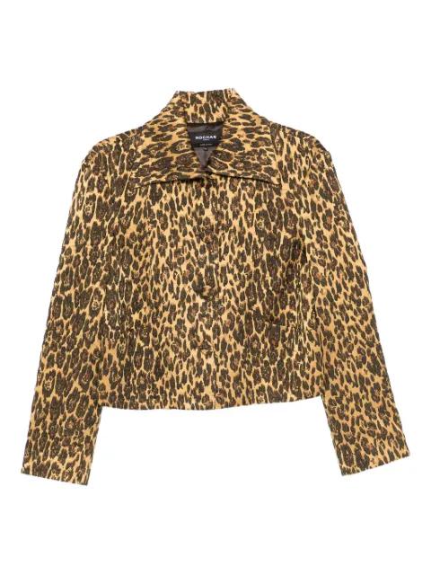 animal-print jacket by ROCHAS