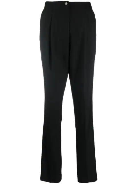 pleat-detail tailored trousers by ROCHAS