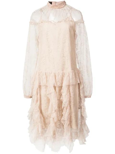 sheer lace dress by ROCHAS