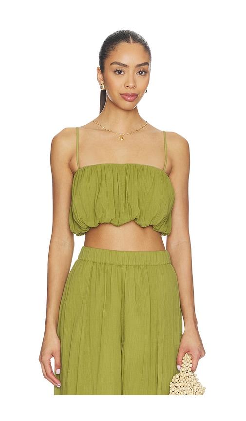 ROCOCO SAND Balloon Top in Green by ROCOCO SAND