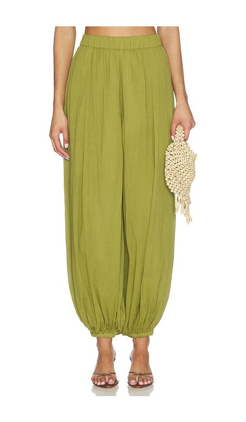 ROCOCO SAND Harem Pants in Green by ROCOCO SAND