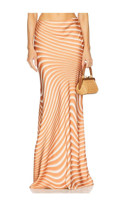 ROCOCO SAND Maxi Skirt in Orange by ROCOCO SAND