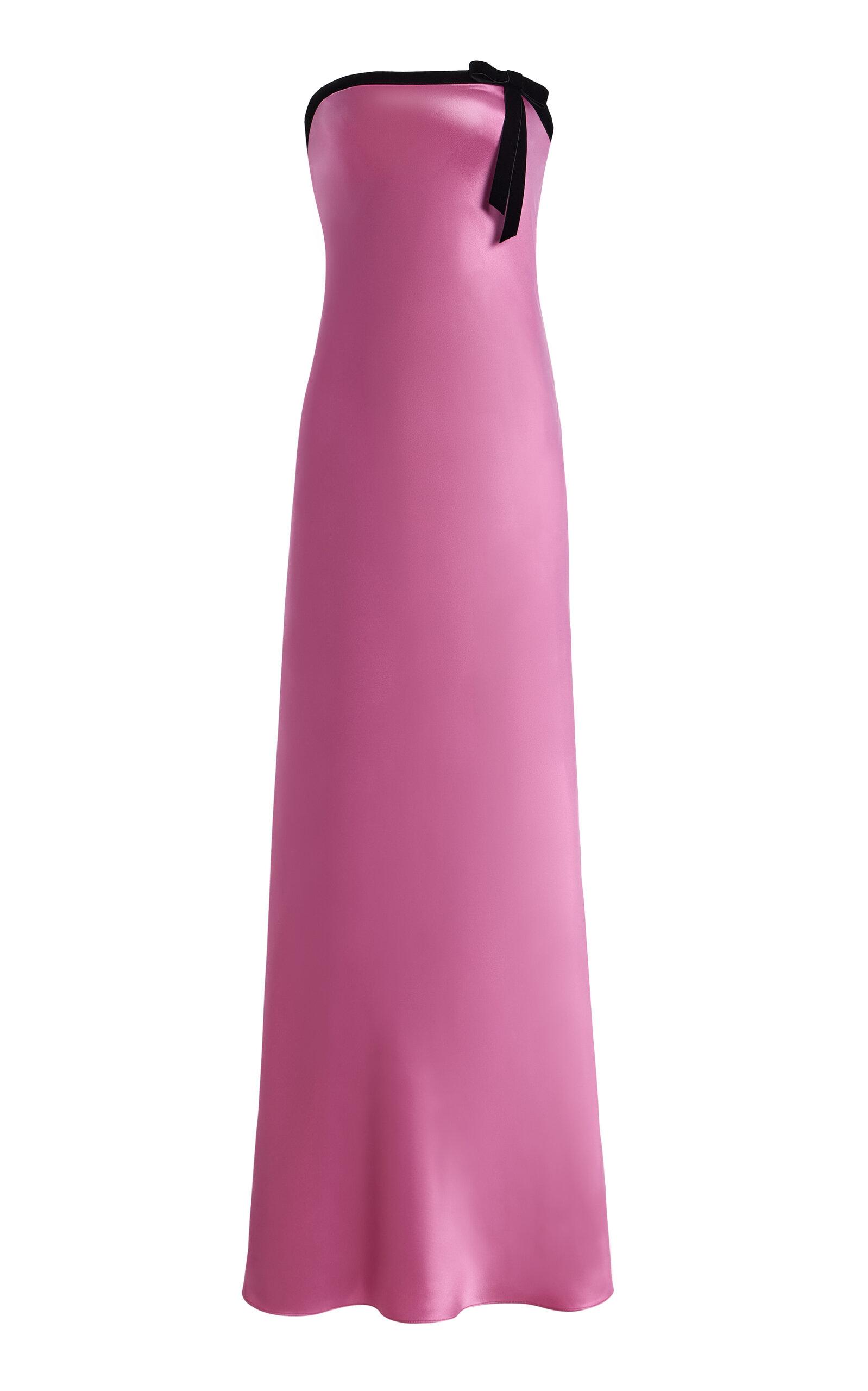 Rodarte Exclusive Strapless Silk Satin Maxi Dress - Moda Operandi by RODARTE