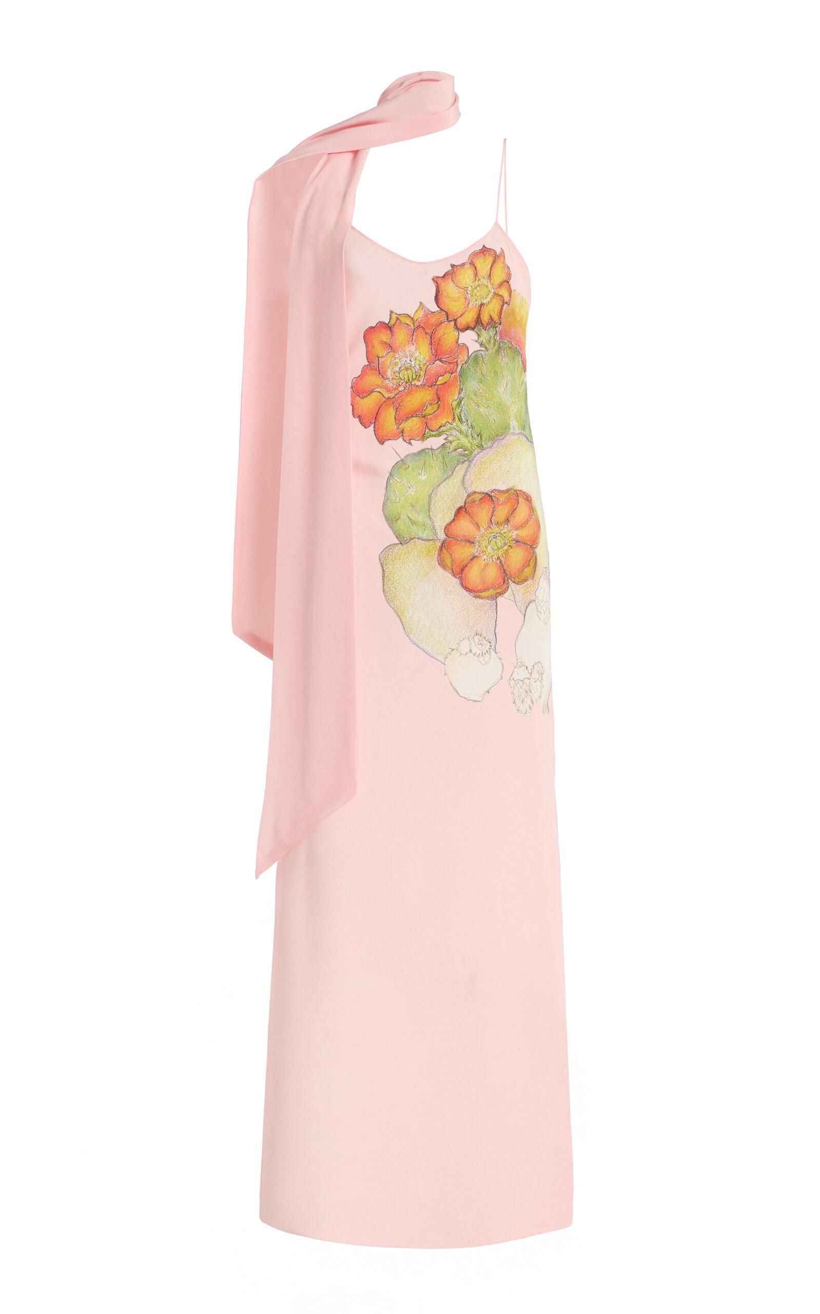 Rodarte Printed Silk Crepe Bias Slip Gown - Moda Operandi by RODARTE