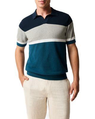 Brunswick Knit Striped Polo by RODD&GUNN