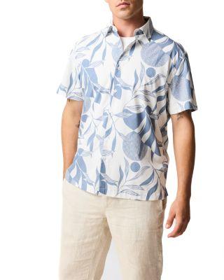 Carrington Printed Stonewash Shirt by RODD&GUNN