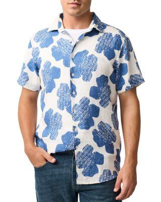 Donnelly Linen Floral Print Shirt by RODD&GUNN