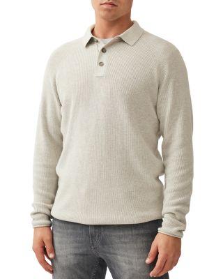 Eastern Bush Regular Fit Knit Long Sleeve Polo Shirt by RODD&GUNN