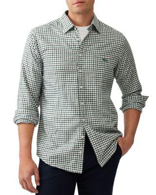 Gebbies Valley Cotton and Linen Plaid Shirt by RODD&GUNN