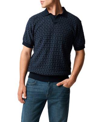 Halken Textured Knit Polo by RODD&GUNN