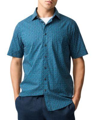 Keystone Printed Short Sleeve Shirt by RODD&GUNN