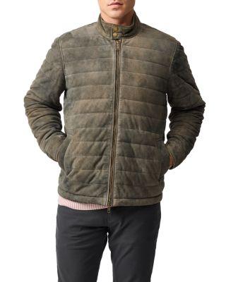 Long Island Quilted Suede Jacket by RODD&GUNN