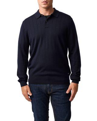 Murdoch Textured Wool Polo Sweater by RODD&GUNN
