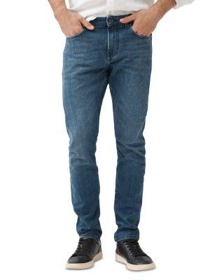 Oaro Slim Fit Italian Denim Jeans in Bright Blue by RODD&GUNN