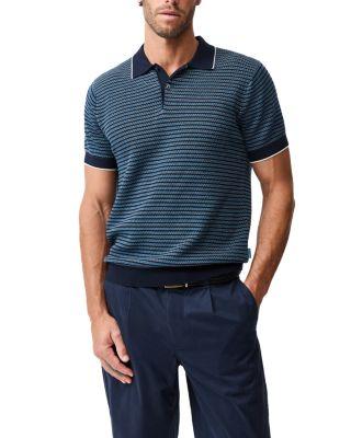 Oyster Island Striped Polo by RODD&GUNN