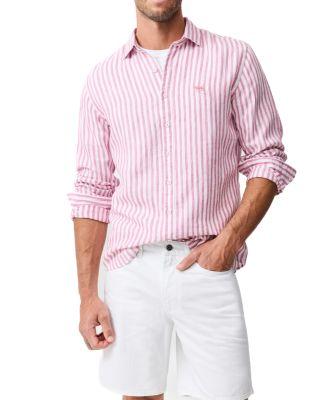 Seadown Linen Striped Shirt by RODD&GUNN