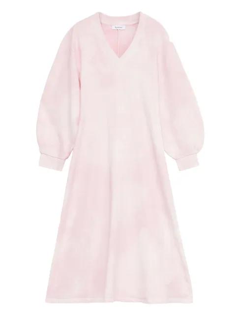 Gisele tie-dye V-neck midi dress by RODEBJER