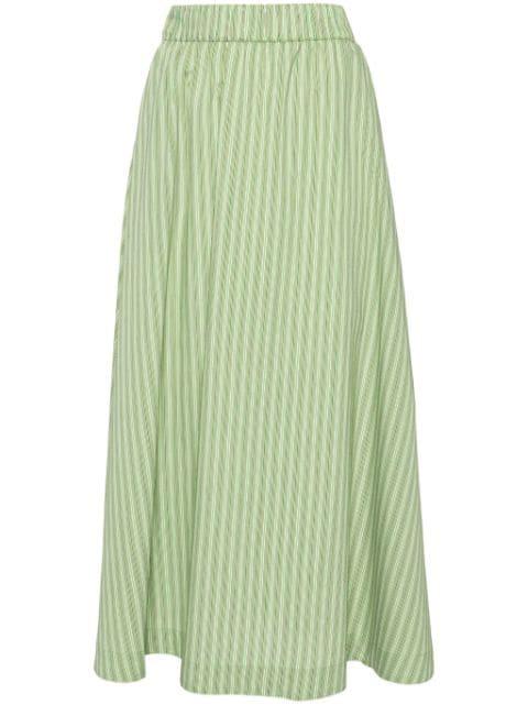 Marla striped midi skirt by RODEBJER