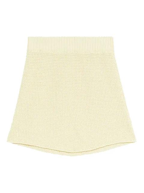 Prisca cotton knit mini skirt by RODEBJER