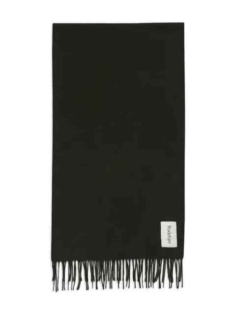 Wega fringed wool scarf by RODEBJER