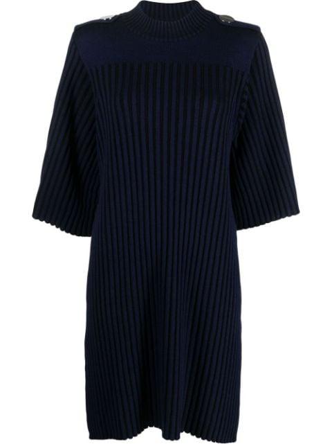 ribbed knitted midi dress by RODEBJER