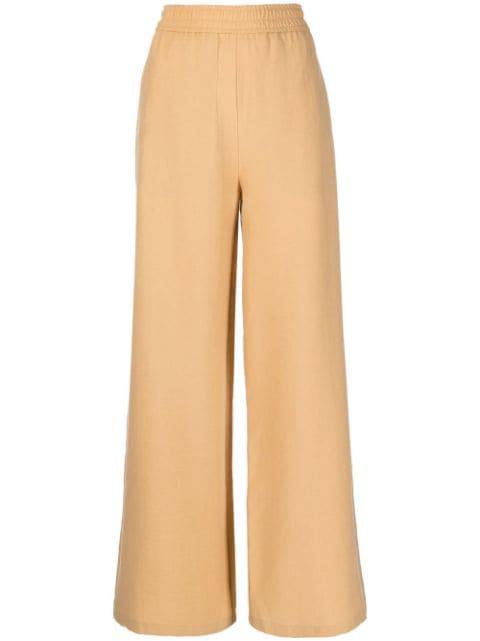 wide-leg jogger trousers by RODEBJER