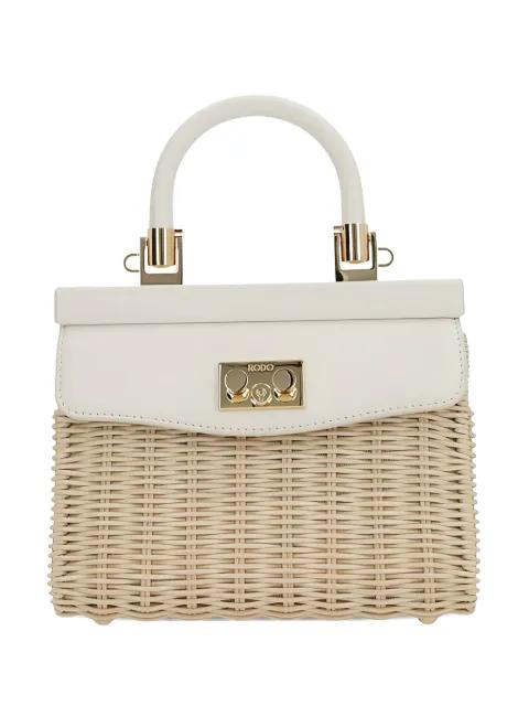 Paris wicker tote bag by RODO