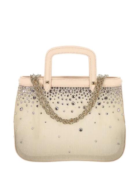 crystal-embellished tote bag by RODO